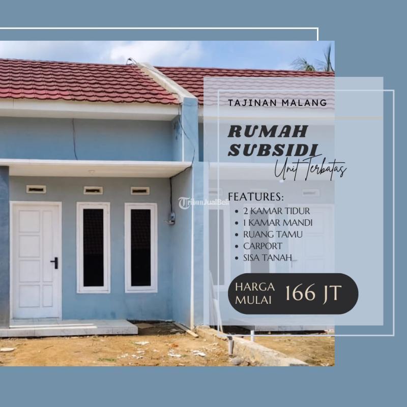 Dijual Rumah Minimalis di Tlogowaru Tajinan Tipe 30 2KT 1KM - Malang 
