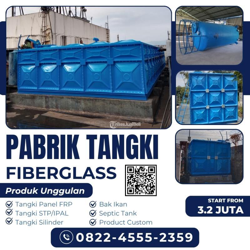 Tangki Fiberglass Panel dan Silinder Simpan Air Efisien Semua Kebutuhan - Probolinggo