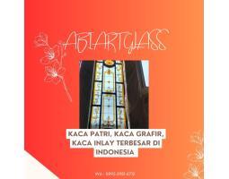 Toko Kaca Patri Grafir Inlay Gereja - Seram Bagian Timur
