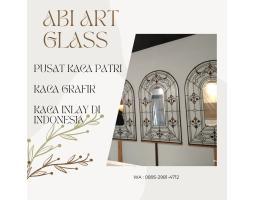 Kaca Patri Grafir Inlay Gereja Katolik - Maluku Barat Daya