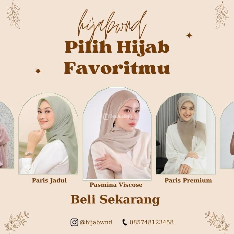 Hijab Pasmina Viscose Dumai Soft Flowly - Lamongan