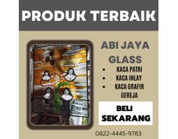 Kaca Patri Grafir Inlay Gereja - Batam