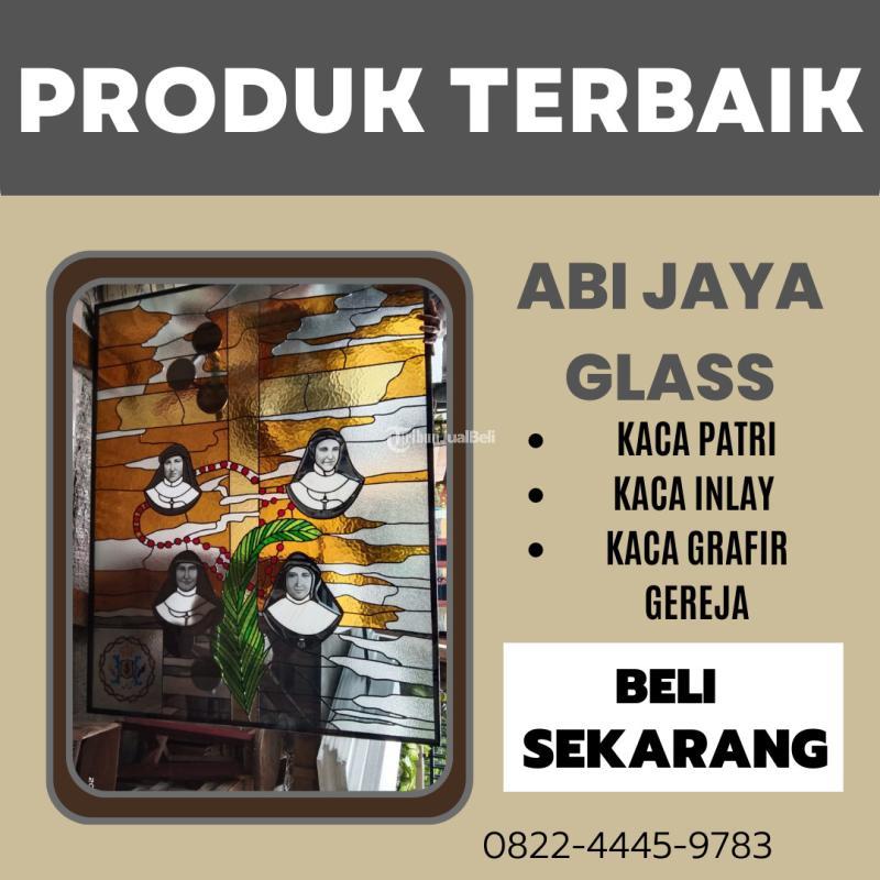 Kaca Patri Grafir Inlay Gereja - Batam