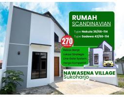 Dijual Rumah Perumahan Scandinavian - Sukoharjo Kota