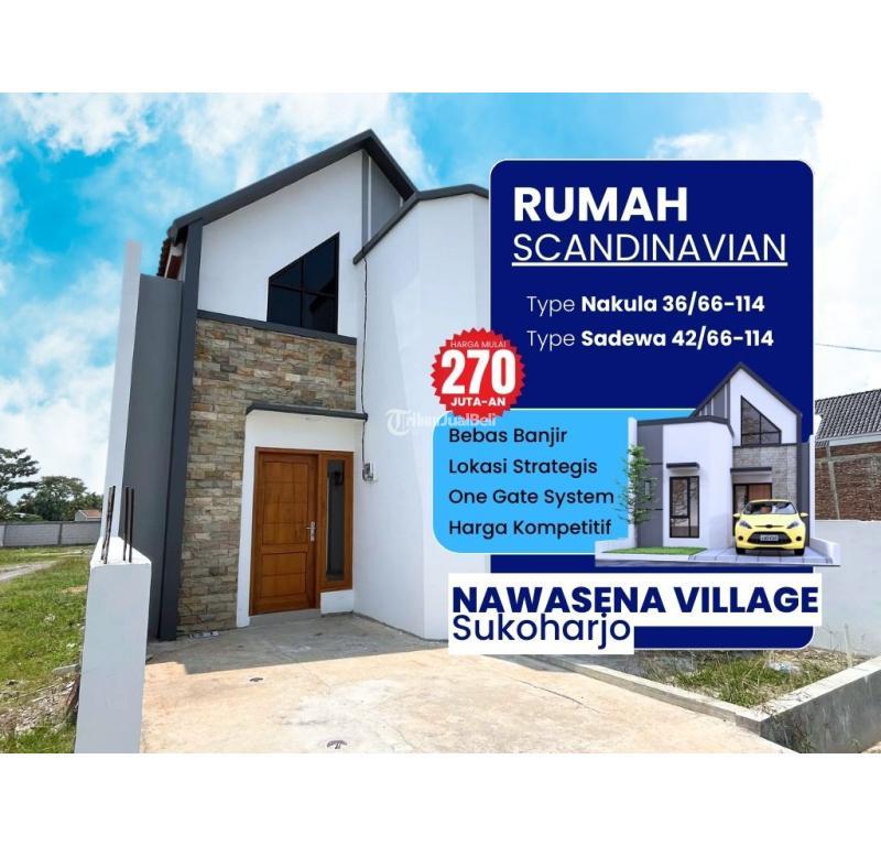 Jual Rumah Tipe 36 Perumahan Scandinavian - Sukoharjo