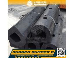 Rubber Bumper D Pelindung Benturan Area Loading Dock dari Karet Kuat - Malang