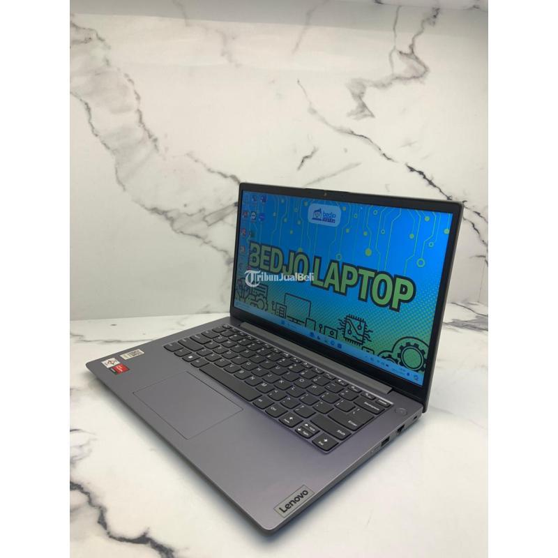 Laptop Lenovo V14 G4 AMN SSD 512 Cuma 2 Jutaan aja Second - Malang Kota