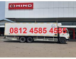 Truk Box Pendingin Thermoking Ranger Tronton Hino 500 FL 260 JW Box Pendingin Daging Buah Sayuran - Bekasi