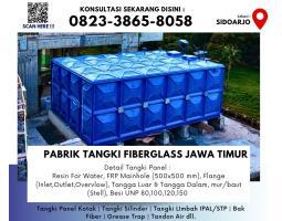 Tangki Panel Fiberglass FRP, Roof Tank Fiber - Sidoarjo