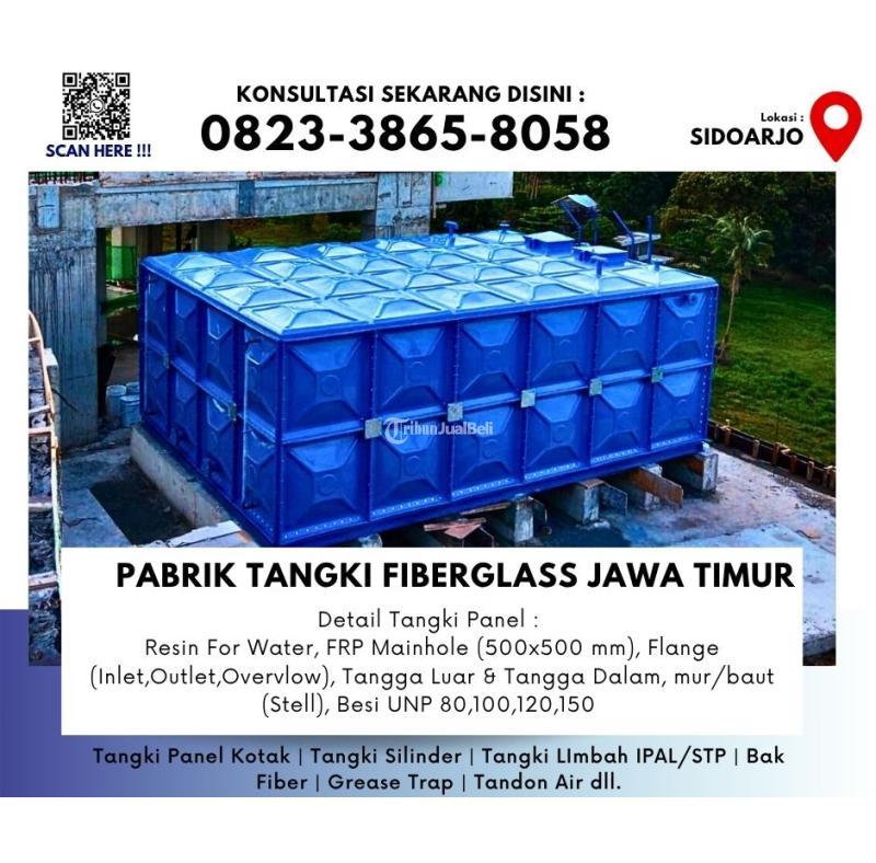 Tangki Panel Fiberglass FRP, Roof Tank Fiber - Sidoarjo
