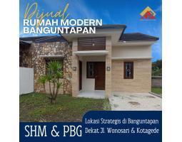 Jual Rumah Tipe 40 Cluster Baru Di Banguntapan dekat Stipram Kotagede,PLN Gedong Kuning - Bantul 