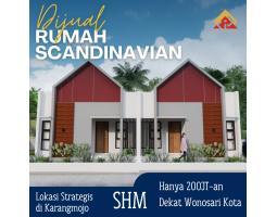 Jual Rumah Baru Tipe 40 Siap Bangun Scandinavian Dekat Panti Rahayu, UNY Semanu - Gunung Kidul