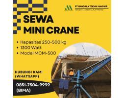 Sewa Mini Crane - Samarinda