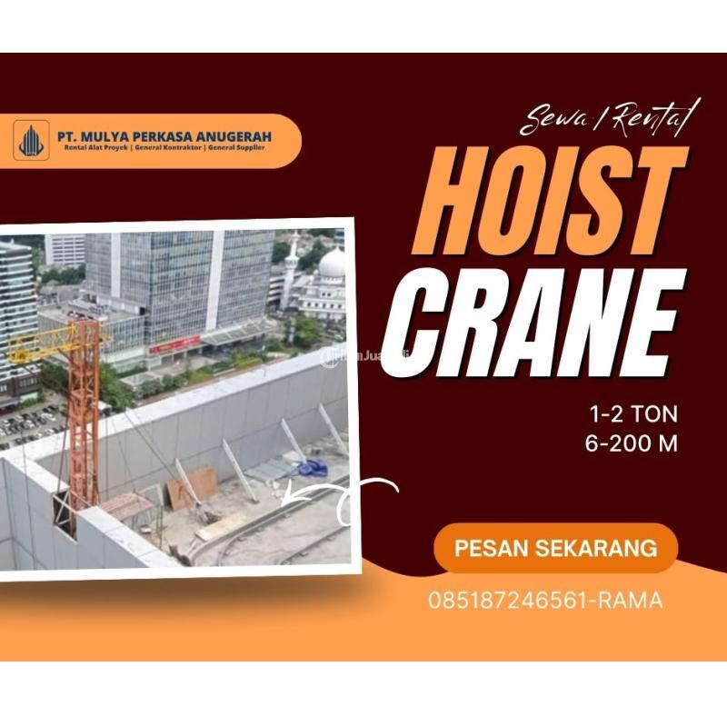 Sewa Hoist Crane 1-2 Ton - Surabaya