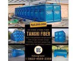 Tangki Fiberglass Panel dan Silinder Air Jernih Setiap Hari - Kebumen