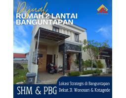 Dijual Rumah Baru, Siap Bangun, 2 Lantai, Tipe 67, 3KT, 2KM, SHM, Dekat Stipram Kotagede ,Gedong Kuning, Banguntapan - Yogyakarta