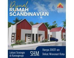 Dijual Rumah Cluster Scandinavian Baru Dekat Panti Rahayu, UNY Semanu - Gunungkidul 