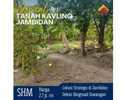 Dijual Tanah Strategis Murah Siap di Bangun atau Inves di Jl Pleret Jambidan Banguntapan - Bantul