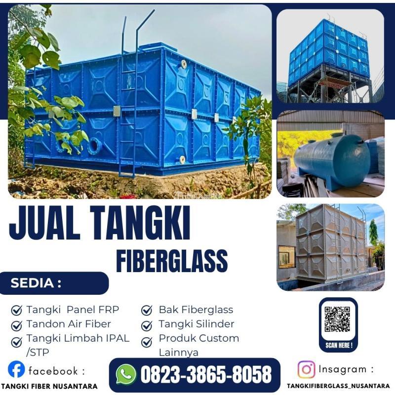 Tangki Air Fiberglass FRP 12000 Liter Anti Pecah - Batu
