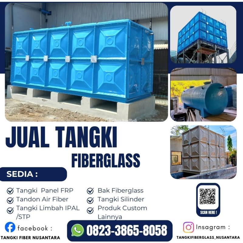 Tangki Air Fiberglass FRP 12000 Liter Anti Pecah - Batu