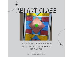 Kaca Patri Grafir Inlay Gereja Katolik - Maluku Tenggara Barat