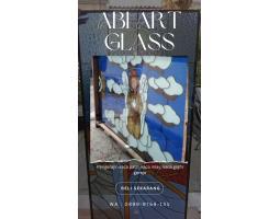 Motif Bunda Maria Kaca Patri Grafir Inlay Gereja - Tanjung Pinang