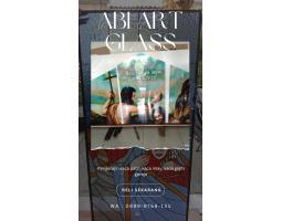 Motif Malaikat Kaca Patri Grafir Inlay Gereja - Kepulauan Anambas