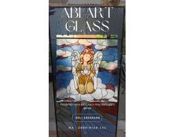 Motif Malaikat Kaca Patri Grafir Inlay Gereja - Tanjung Pinang