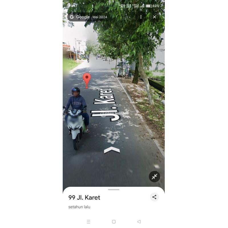 Dijual Tanah Pinggir Jalan Karet Luas 15.213 - Pontianak