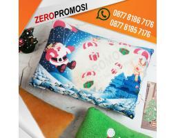Souvenir Hari Natal Custom Bantal Christmas Kotak - Tangerang Kota