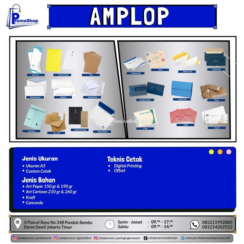 Cetak Amplop Sumbangan Custom Ukuran Paperline Murah - Jakarta Timur