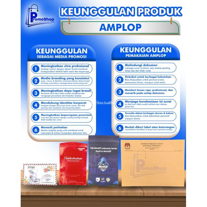 Cetak Amplop Sumbangan Custom Ukuran Paperline Murah - Jakarta Timur