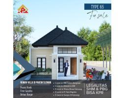 Dijual Rumah Guest House, Tipe 65, 3KT, 1KM, SHM, Hook, Siap Bangun, Bisa KPR, Free Gazebo, Dekat Kampus UII Kaliurang, Sleman - Yogyakarta