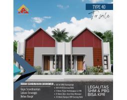 Dijual Rumah Cluster, Tipe 40, 2KT,1 KM, Siap Bangun, Scandinavian, Bisa KPR, SHM, Dekat UNY Semanu, Gunungkidul - Yogyakarta