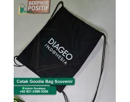 Jasa Cetak Tas Souvenir Custom, Goodie Bag Serut Printing, Merchandise Murah - Surabaya