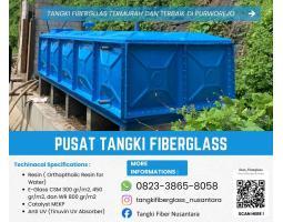 Tangki Panel Fiberglass FRP 20000 Anti Berkarat dan Tahan Cuaca - Rembang 