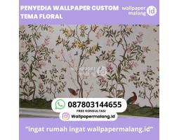 Wallpaper Custom Tema Floral - Malang 