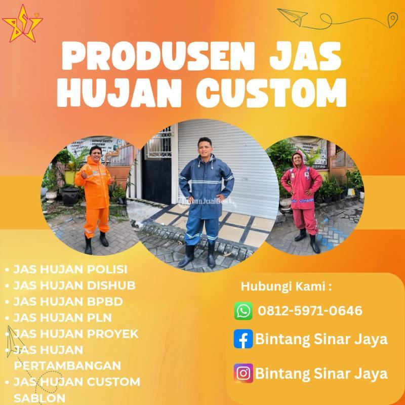 Jas Hujan Custom Kualitas Terbaik - Sidoarjo