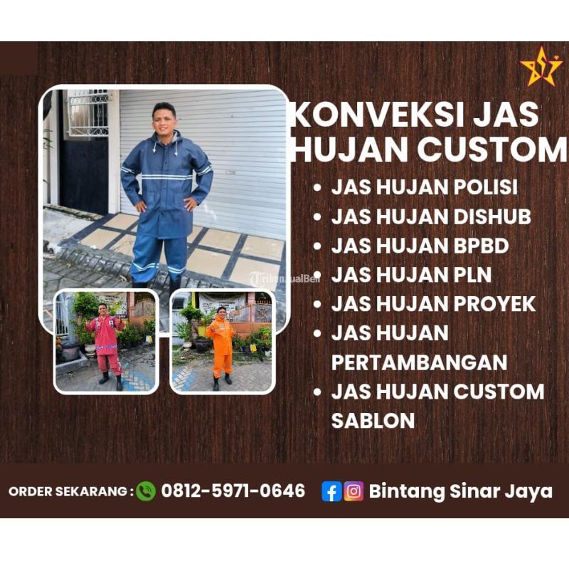 Jas Hujan Custom Kualitas Terbaik - Sidoarjo