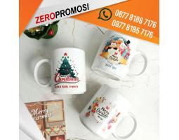 Gelas Natal Santa Kado Souvenir Mug Merry Christmas - Tangerang 