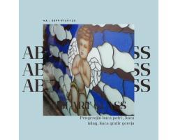 Kaca Stained Kaca Patri Grafir Inlay Gereja - Bintan