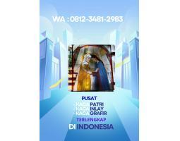 Kaca Patri Grafir Inlay Gereja - Muna 