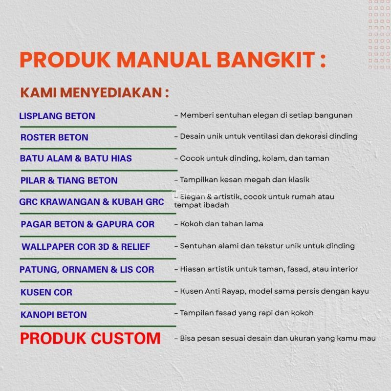 Konsol atau Corbel Motif Klasik Mini - Tangerang Selatan