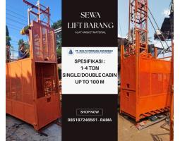 Sewa Passenger Hoist Dumai 1-4 Ton - Dumai