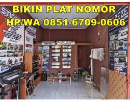 Jasa Cetak Plat Nomor Motor Baut Tanam - Morowali