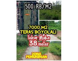 Dijual Tanah Permukiman, Luas 7000m2, SHM, Teras - Boyolali 