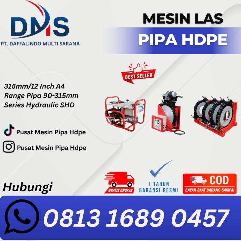 Alat Joint Pipa Hdpe UK 315mm SHD Hydraulic 4 Clamp - Jakarta Timur