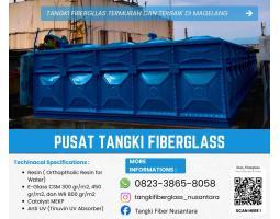 Tangki Panel Fiberglass FRp 60000 Liter Berkualitas - Magelang