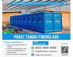 Tangki Fiberglasas 70000 Liter Bebas pilih ukuran dan warna - Wonogiri