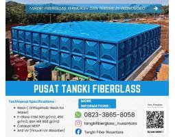 Roof Tank Fiberglas Tandon Air Bersih Menampung Skala Besar - Wonosobo